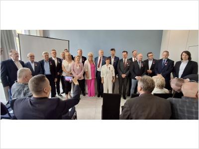 Zjazd Delegatów ZZZE 22.05.25r Mielno. Odznaczenie za Zasługi dla OPZZ III i I stopnia  oraz Odznaczenia Honorowe z okazji 40-lecia OPZZ  za zasługi w pracy związkowej.